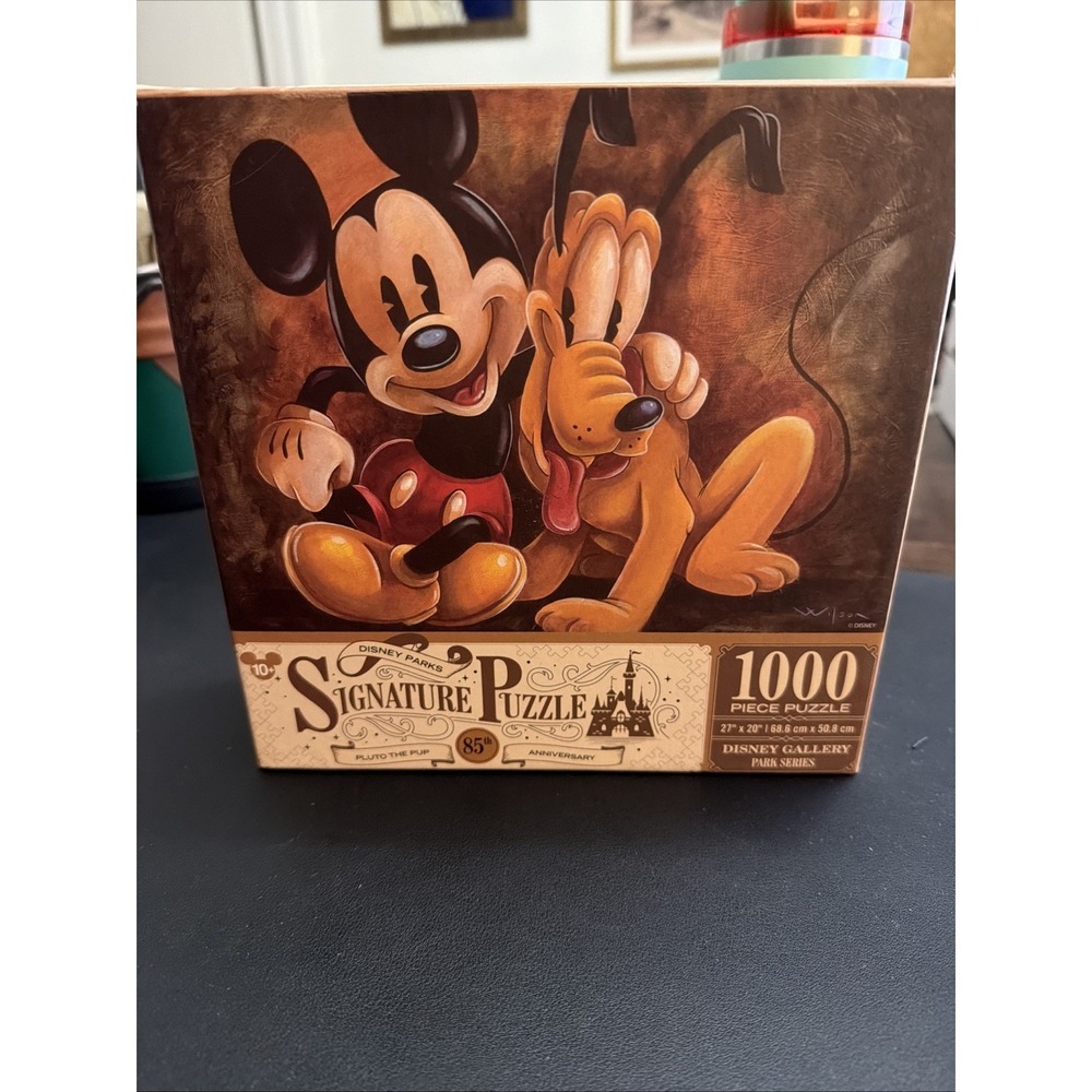 Disney Parks Signature 1000 Piece Puzzle 85th Anniversary Pluto Missing4!